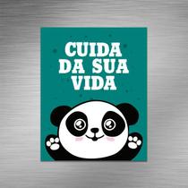 Imã de geladeira - Cuida da sua vida - Legião Nerd