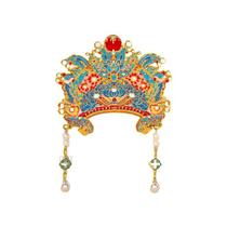 Ímã de geladeira estilo chinês Yun Jian Mu Crown Metal 150g Ímã de geladeira estilo chinês Yun Jian Mu Crown Metal 150g