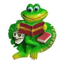 Ímã de geladeira feito à mão em resina 3D Salamancas 3D Frog & Skull Ímã de geladeira feito à mão em resina 3D Salamancas 3D Frog & Skull