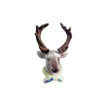 Imã de geladeira Finland Moose Head Design Resin 3D 30g