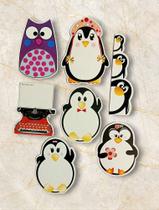 Imã de geladeira kit com 35 unidades 7 modelos