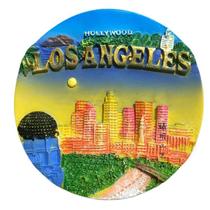 Ímã de geladeira Los Angeles Cityscape 3D Hollywood Sign