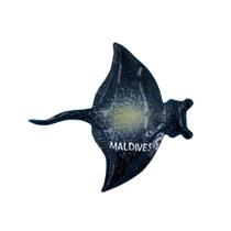 Imã de geladeira Maldives 3D Manta Ray Ocean Fish Resin 1000g
