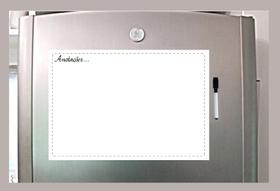 Ímã De Geladeira Porta Recado Anotações Planner Com Caneta Ímã De Geladeira Porta Recado Anotações Planner Com Caneta