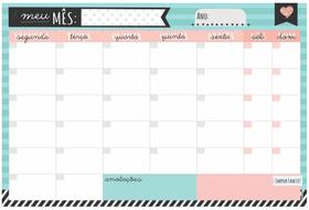 Ímã De Geladeira Porta Recados Anotações Planner Com Caneta