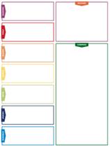 Ímã De Geladeira Porta Recados Planner Semanal Lista