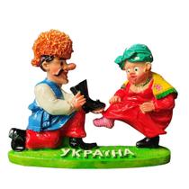 Ímã de geladeira, resina para casais folclóricos ucranianos, feita à mão em 3D