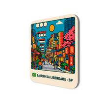 Imã de Geladeira Souvenir Rua Liberdade 2 (São Paulo)5x5cm Imã de Geladeira Souvenir Rua Liberdade 2 (São Paulo)5x5cm