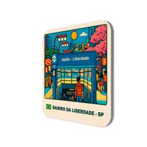 Imã de Geladeira Souvenir Rua Liberdade (São Paulo)5x5cm Imã de Geladeira Souvenir Rua Liberdade (São Paulo)5x5cm