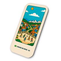 Imã de Geladeira Turismo Cidade de Deus RJ 3x6cm Imã de Geladeira Turismo Cidade de Deus RJ 3x6cm