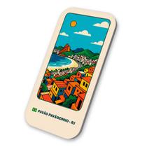 Imã de Geladeira Turístico Pavãozinho Rio de Janeiro 3x6cm Imã de Geladeira Turístico Pavãozinho Rio de Janeiro 3x6cm