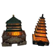 Imã de geladeira Xi'an Cultural Landmark Big Wild G Resin 80g