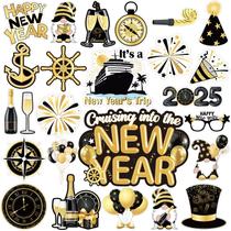 Imã de geladeira Xuhal New Year Cruise Door 23 unidades Imã de geladeira Xuhal New Year Cruise Door 23 unidades