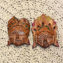 Íma De Madeira Casal Rama & Sita (Duas Peças)