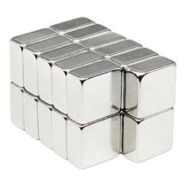 Ima de neodimio 10x10x5mm n35 - kit com 10 pecas