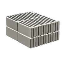 Ima De Neodimio 20X10X3Mm N35 - Kit Com 10 Peças
