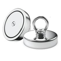 Imã de Neodímio 48mm Fixador Magnético Inox Tração 72Kg