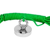 Imã De Neodímio 75mm Pesca Magnetica Até 200 Kg TMAG200 Trato Imã De Neodímio 75mm Pesca Magnetica Até 200 Kg TMAG200 Trato