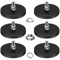 Ímã De Neodímio Revestido De Borracha Preta Com Parafusos E Porcas Para Superfícies Pintadas,