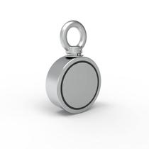 Ímã de pesca MHDMAG de neodímio de dupla face 345 kg 6 cm de diâmetro