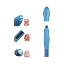 Imã De Unhas 3D Em Forma De Coração Com Padrão De Olho De Gato, Linha De Lua E Cobra, Bastão Imã De Unhas 3D Em Forma De Coração Com Padrão De Olho De Gato, Linha De Lua E Cobra, Bastão