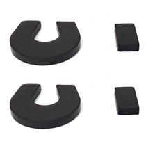 Imã Ferradura Magnético Forte Artesanato Decorativo Carro Geladeira Kit 2 Und