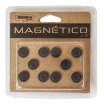 Imã Fixação 13mm Quadro Magnético Fotos Avisos - 10 unid