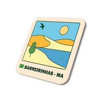 Imã Geladeira Barreirinhas- Maranhão Brasil 5x5cm De Metal Imã Geladeira Barreirinhas- Maranhão Brasil 5x5cm De Metal
