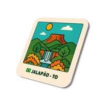 Imã Geladeira Jalapão- Tocantins Brasil 5x5cm De Metal
