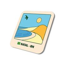 Imã Geladeira Natal Rio Grande do Norte Brasil 5x5cm Metal