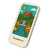 Imã Geladeira Souvenir Jalapão- Tocantins Brasil 3x6cm De Metal Imã Geladeira Souvenir Jalapão- Tocantins Brasil 3x6cm De Metal