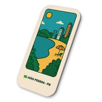 Imã Geladeira Souvenir João Pessoa- Paraíba Brasil 3x6cm De Metal Imã Geladeira Souvenir João Pessoa- Paraíba Brasil 3x6cm De Metal