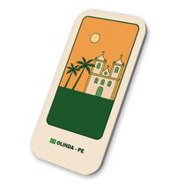 Imã Geladeira Souvenir Olinda- Pernambuco Brasil 3x6cm De Metal Imã Geladeira Souvenir Olinda- Pernambuco Brasil 3x6cm De Metal