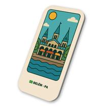 Imã Geladeira Souvenir Souvenir de Belém- Pará Brasil 3x6cm De Metal Imã Geladeira Souvenir Souvenir de Belém- Pará Brasil 3x6cm De Metal