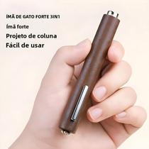 Imã Poderoso Em Forma De Cigarro Ferramenta Multifuncional Para Unhas Com Efeito Olho De Gato Em