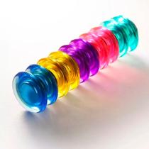 Ímã Prendedor Magnético 20mm Coloridos Kit Com 10 Peças - DTUP