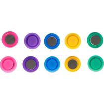 ímã Prendedor Magnético 30MM Colorido Bloco com 10 Unidades