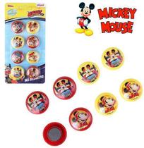 Ima Prendedor Magnetico Multiuso Mickey Colors 8 Pecas 3Cm