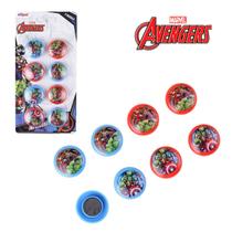 Ima Prendedor Magnético Multiuso Vingadores 8 Unidades Ima Prendedor Magnético Multiuso Vingadores 8 Unidades