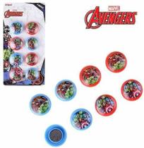 Ima Prendedor Magnetico Multiuso Vingadores Avengers Colors Kit Com 8 Pecas 3Cm De Ø - Etipel Ima Prendedor Magnetico Multiuso Vingadores Avengers Colors Kit Com 8 Pecas 3Cm De Ø - Etipel