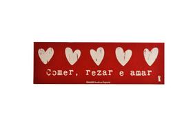 Ima Retangular Comer Rezar Amar 5x15,5cm