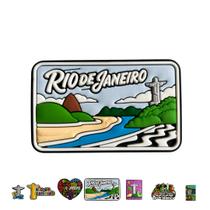 Imã Souvenir De Borracha Paisagem Rio De Janeiro Lembrança Turística Para Geladeira Imã Souvenir De Borracha Paisagem Rio De Janeiro Lembrança Turística Para Geladeira
