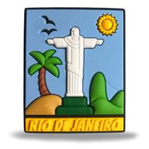 Imã Souvenir Turístico Carioca Verão Rio De Janeiro 3D Em Borracha Para Geladeira Decorativa Imã Souvenir Turístico Carioca Verão Rio De Janeiro 3D Em Borracha Para Geladeira Decorativa