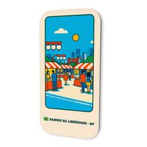 Imã Souvenir Turístico Feira da Liberdade 2 SP 3x6cm Imã Souvenir Turístico Feira da Liberdade 2 SP 3x6cm