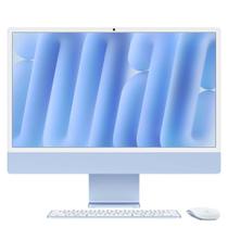 iMac Apple Tela Retina 24" 4.5K, Chip M4, CPU 10 Núcleos, GPU 10 Núcleos, Neural Engine de 16 Núcleos, 16GB RAM, 256GB SSD, Azul - MWV13BZ/A