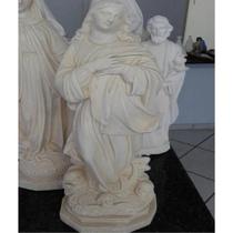 Imaculada Conceição 60 cm em gesso cru