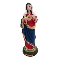 Imaculado Coração de Maria 20cm - Resina Imaculado Coração de Maria 20cm - Resina