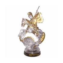 Imagem Acrílica São Jorge Soldado Jorge Da Capadócia Dragão