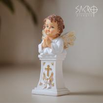 Imagem Anjo Anjinho Baby 15cm Infantil Resina Importado Imagem Anjo Anjinho Baby 15cm Infantil Resina Importado