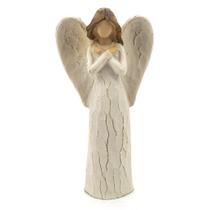 Imagem Anjo da Guarda Abraço Resina 10 cm - Amém Decoração Religiosa